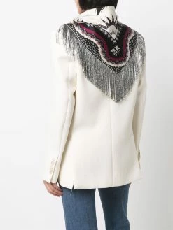 ETRO fringed mix-print scarf