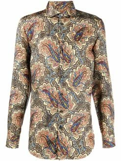 ETRO chemise à imprimé cachemire